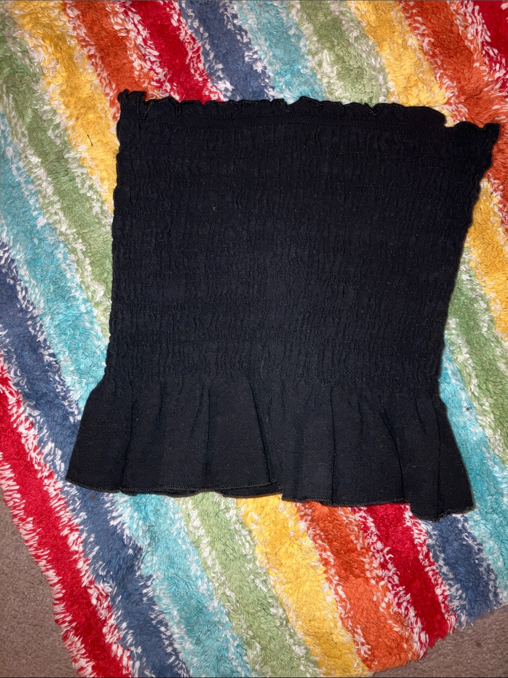 Ruffled Tube Top